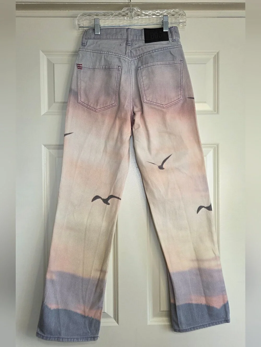 BDG Urban Outfitters Cowboy Jeans Indi Coastal Sunset Print - Size 25
